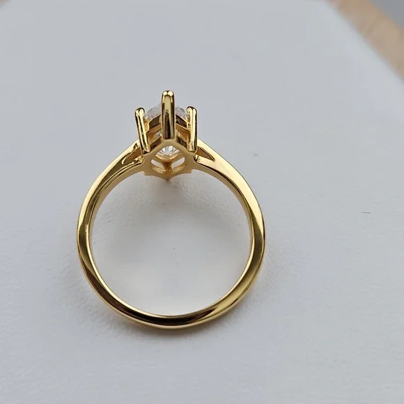 2ct Marquise Moissanite Solitaire Ring. Size 6 - Picture 8 of 11